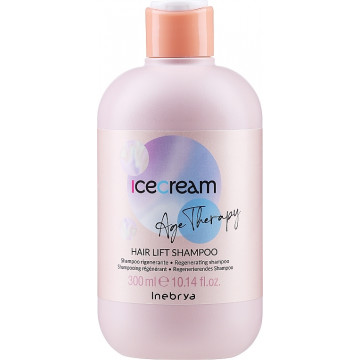 Купить - Inebrya Ice Cream Age Therapy Hair Lift Shampoo - Регенерирующий шампунь для зрелых и пористых волос