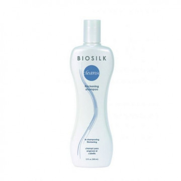 Купить - BioSilk Cleanse & Condition Thickening Shampoo - Утолщающий шампунь для тонких волос