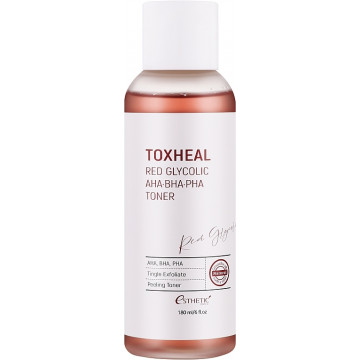 Купить - Esthetic House Toxheal Red Glycolic AHA-BHA-PHA Toner - Пилинг-тонер с гликолевой кислотой