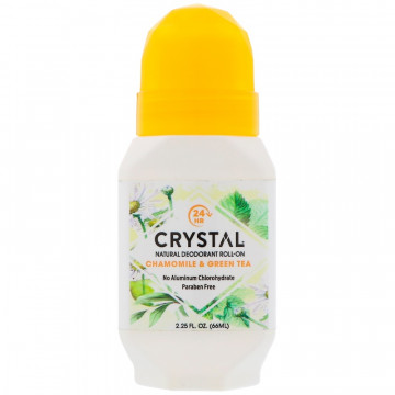 Crystal Essence Chamomile & Green Tea Roll-on - Роликовый дезодорант Кристал Есенс «Ромашка и Зеленый Чай»