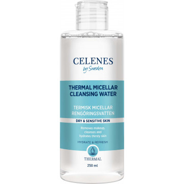 Купить - Celenes Thermal Micellar Cleansing Water Dry and Sensitive Skin - Термальная мицеллярная вода для сухой и чувствительной кожи