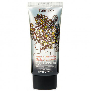 Купить - FarmStay Formula All-In-One Galactomyces CC Cream SPF50/PA+++ - Многофункциональный СС крем с галактомицесом