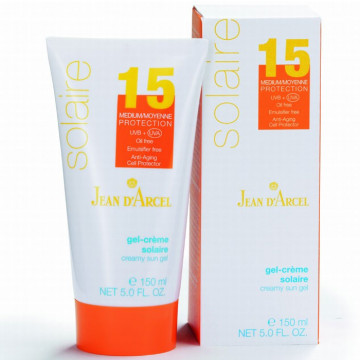 Купить - Jean D'Arcel Gel-Creme Solaire LSF 15 - Солнцезащитный гель-крем без искусственных эмульгаторов