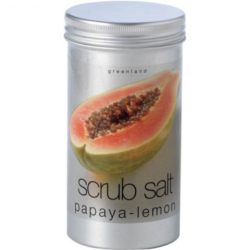 Купить - Greenland Fruit Emotions Scrub Salt Papaya & Lemon - Соль-скраб Папайя-Лимон