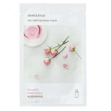 Купить - Innisfree My Real Squeeze Mask Rose - Тканевая маска с экстрактом розы