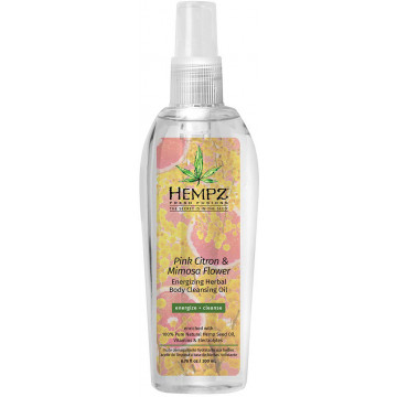 Купить - Hempz Fresh Fusions Pink Citron & Mimosa Flower Energizing Herbal Body Cleansing Oil - Очищающее масло для душа "Розовый лимон-Мимоза"