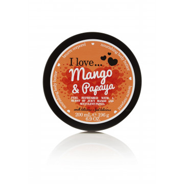 Купить - I Love Mango & Papaya Body Butter - Масло для тела "Манго и папайя"