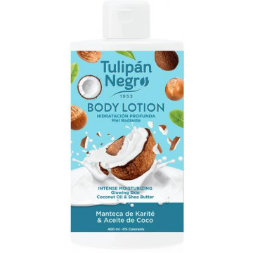 Купить - Tulipan Negro Body lotion "Shea oil and coconut" - Лосьон для тела «Масло ши и кокос»