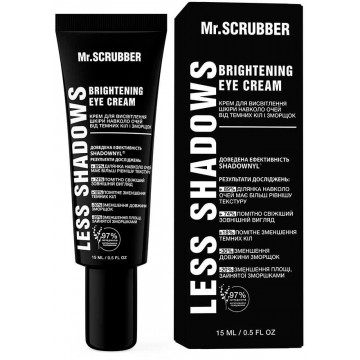 Купить - Mr.Scrubber Less Shadows Eye Cream - Крем для осветления кожи вокруг глаз от темных кругов и морщин