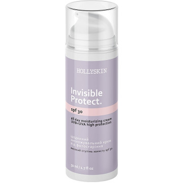 Купить - Hollyskin Invisible Protect SPF30 - Ежедневный увлажняющий крем от фотостарения