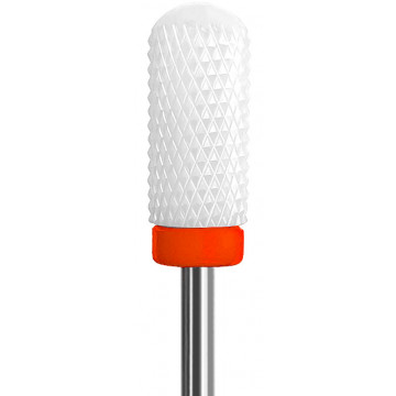 Купить - Formula Profi 14059-005 Red - Керамическая фреза для снятия гель-лака - Цилиндр скругленный Red
