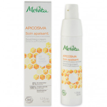 Купить - Melvita Apicosma Soothing Cream Sensitive Skin - Успокаивающий крем для чувствительной кожи лица