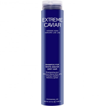 Купить - Miriam Quevedo Extreme Caviar Shampoo For White And/Or Grey Hair - Шампунь для светлых и/или седых волос с экстрактом черной икры