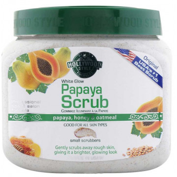 Купить - Hollywood Style White Glow Papaya Scrub - Скраб "Белое сияние" с папайей