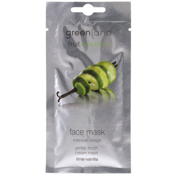 Купить - Greenland Fruit Emotions Lime-Vanilla Face Mask - Маска для лица "Лайм-Ваниль"