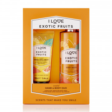 Купить - I Love Exotic Fruits Hand & Body Duo Gift Set - Подарочный набор "Экзотические фрукты"