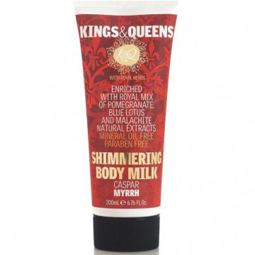 Купить - Kings & Queens Caspar Myrrh Shimmering Body Milk - Молочко для тела сияющее Каспар мирра