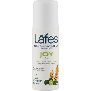 Купить - Lafe's Roll On Deodorant Joy Bergamot & Litsea Cubeba - Роликовый дезодорант "Бергамот и литцея кубеба"