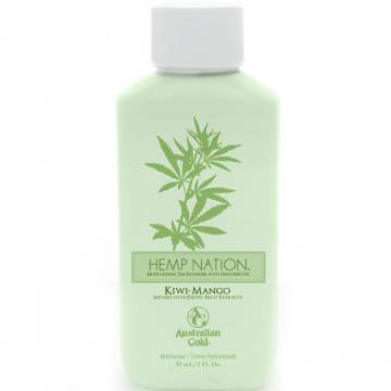 Купить - Australian Gold Hemp Nation Kiwi-Mango Body Lotion - Увлажняющий закрепитель загара Киви-манго