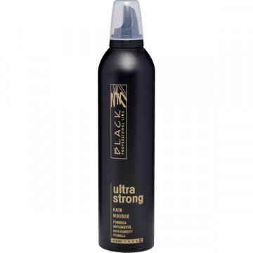 Купить - Black Professional Line Gold Ultra Strong Mousse - Мусс для волос ультрасильной фиксации 