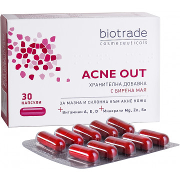 Купить - Biotrade Acne Out Buds - Витаминно-минеральный комплекс для склонной к акне кожи