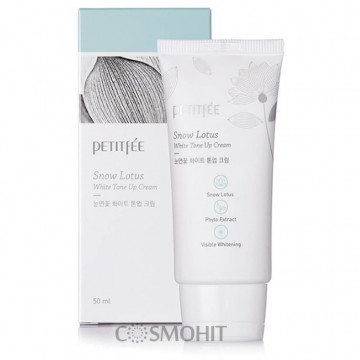 Купить - Petitfee & Koelf Snow Lotus White Tone Up Cream - Увлажняющий и осветляющий крем для лица