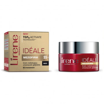 Купить - Lirene Ideale Mezofirm 55+ Anti-Wrinkle Night Cream SPF 15 - Ночной крем против морщин 55+