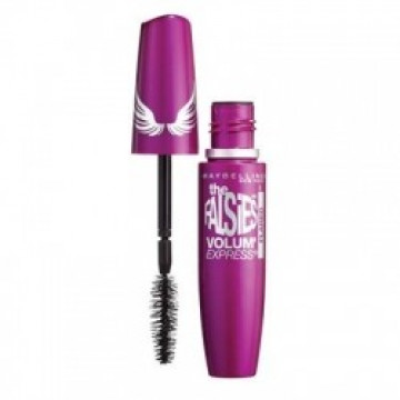 Купить - Maybelline Volum` Express Falsche Wimpern Flared - Тушь с эффектом накладных ресниц объемная, подкручивающая (черная)