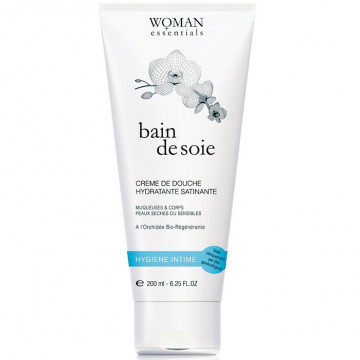 Купить - Woman Essentials Bain de Soie Creme De Douche Hydratante Satinante - Увлажняющий нежный гель-душ для тела и интимной гигиены 