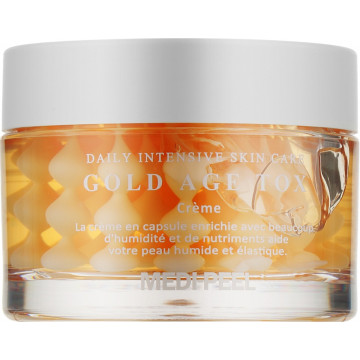 Купить - Medi Peel Gold Age Tox H8 Cream - Антивозрастной капсульный крем с экстрактом золотого шелкопряда