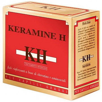 Купить - Keramine H Fiale Rinforzante Fascia Rossa - Ампулы для укрепления волос Красные 10*10 мл
