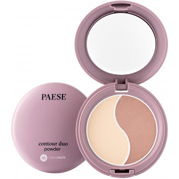 Купить - Paese Nanorevit Contour Duo Powder + Bronzer - Контурная палитра 2 в 1 Пудра + Бронзер