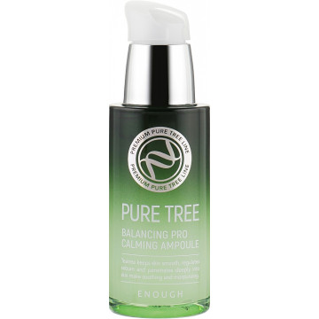 Купить - Enough Pure Tree Balancing Pro Calming Ampoule - Успокаивающая сыворотка с экстрактом чайного дерева