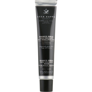 Купить - Acca Kappa Bianco Perla Black Toothpaste - Черная зубная паста