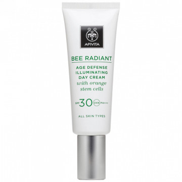 Купить - Apivita Bee Radiant Cream Day Cream SPF30 - Крем для сияния и защиты кожи от преждевременного старения со стволовыми клетками апельсина