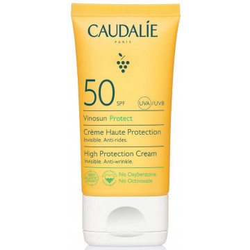 Купить - Caudalie Vinosun High Protection Cream SPF50 - Солнцезащитный крем для лица