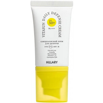 Купить - Hillary VitaSun Daily Defense Cream SPF50+ - Солнцезащитный крем