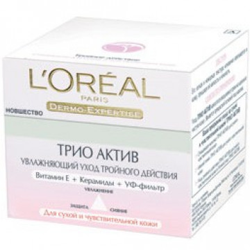 Купить - L`Oreal Трио Актив - Увлажняющий крем для сухой и чувствительной кожи