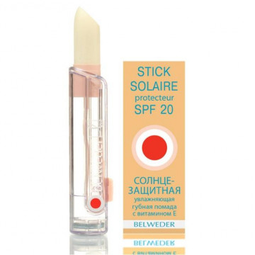 Купить - Belweder sunscreen moisturizing lipstick with vitamin E - Солнцезащитная увлажняющая губная помада с витамином Е