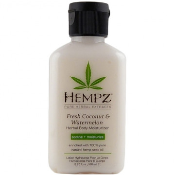 Купить - Hempz Fresh Coconut & Watermelon Herbal Body Moisturizer - Растительный освежающий лосьон для тела Кокос и Арбуз