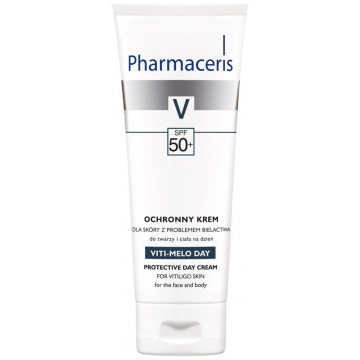 Купить - Pharmaceris V Protective Day Cream for Vitiligo Skin SPF50+ - Защитный дневной крем для кожи лица и тела с витилиго