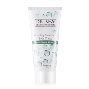 Купить - Dr. Sea Body Cream - Питательный и увлажняющий крем для тела с маслами оливы, папайи и экстрактом зеленого чая