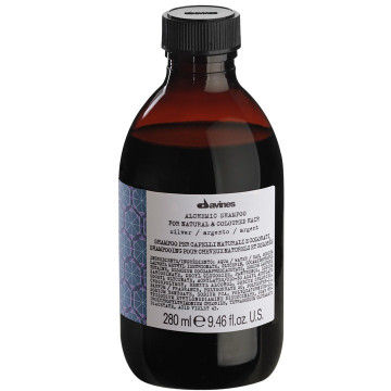 Купить - Davines Alchemic Shampoo Silver 280 мл - Шампунь Серебряный для натуральных и окрашенных волос