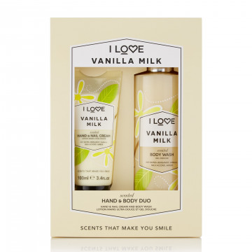 Купить - I Love Vanilla Milk Hand & Body Duo Gift Set - Подарочный набор "Ваниль"