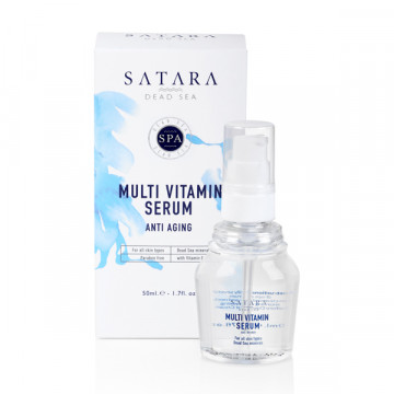 Купить - Satara Dead Sea Multi Vitamin Serum - Мультивитаминная сыворотка для лица