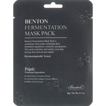 Купить - Benton Fermentation Mask Pack - Маска с ферментированными компонентами и пептидами