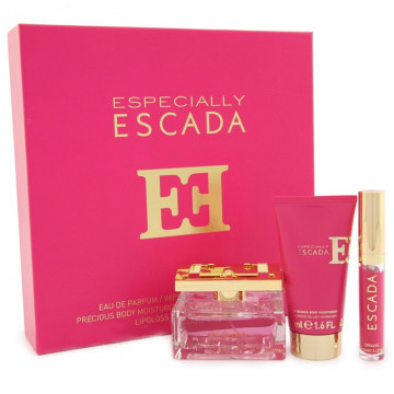 Купить - Escada Especially - Подарочный набор (EDP50+B/L50+lip gloss)