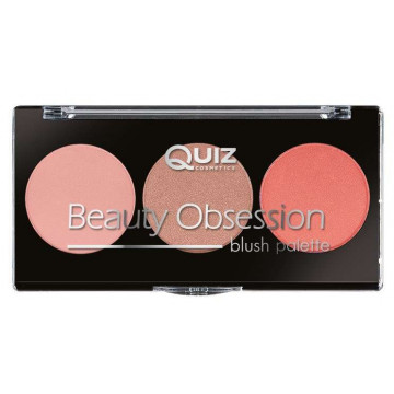 Купить - Quiz Cosmetics Beauty Obsession Palette Blush - Палетка румян для лица