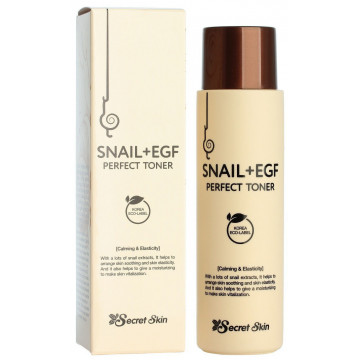 Купить - Secret Skin Snail Perfect Toner - Тонер для лица с муцином улитки