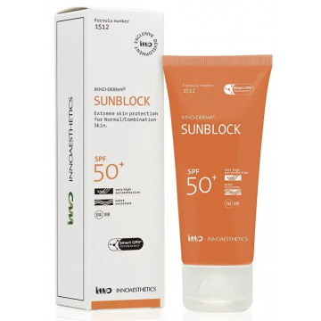 Купить - Innoaesthetics Sunblock SPF 50+ - Cолнцезащитный крем с увлажняющим и антиоксидантным действием